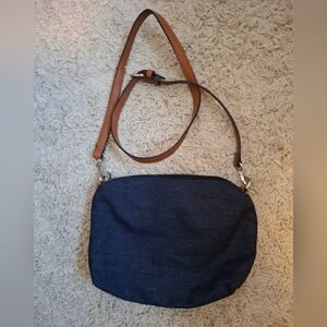 Est. 1946 Dark Blue Denim Crossbody Bag